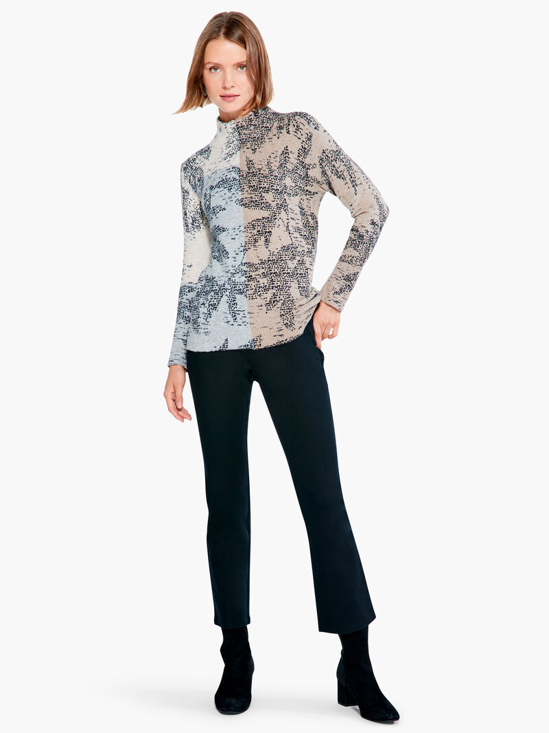 Woman Wears Cozy Up Stamped Turtleneck image number 3