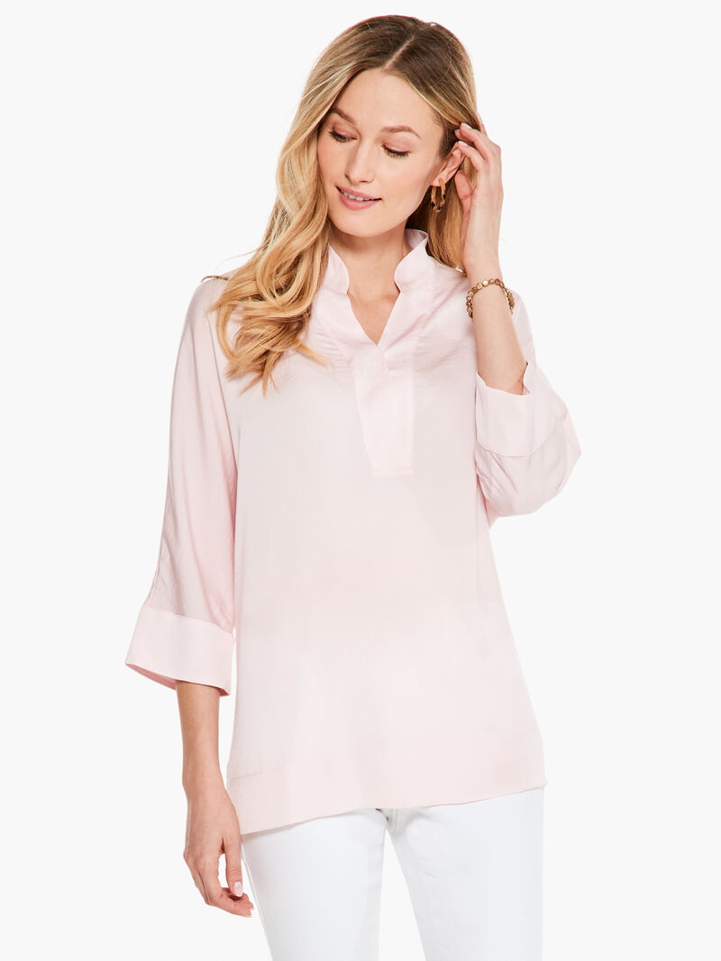 Woman Wears Soft Drape Town Top image number 0