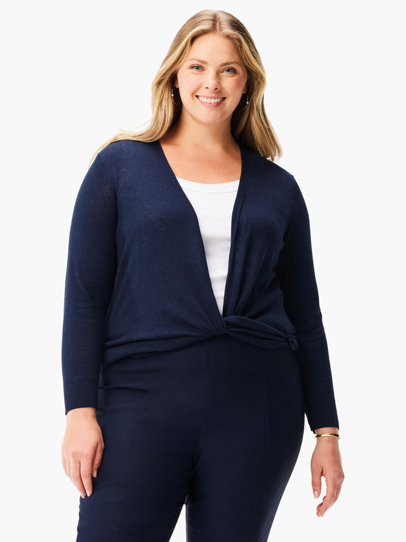 Woman Wears All Year 4-Way Cardigan image number 2