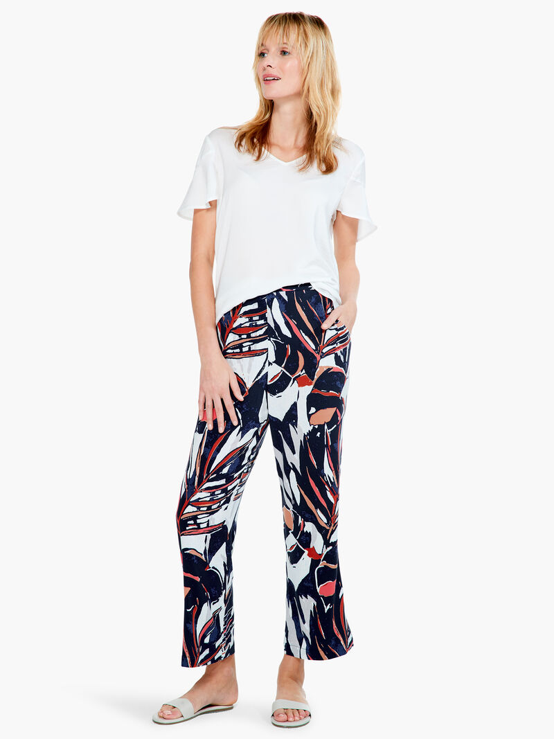 Woman Wears Seaside Shade Wide-Leg Pant image number 3