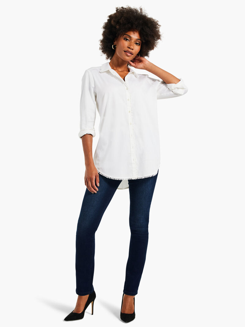 Woman Wears Round About Shirt image number 4