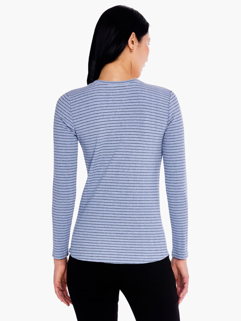 Woman Wears This Or That Striped Tee image number 2