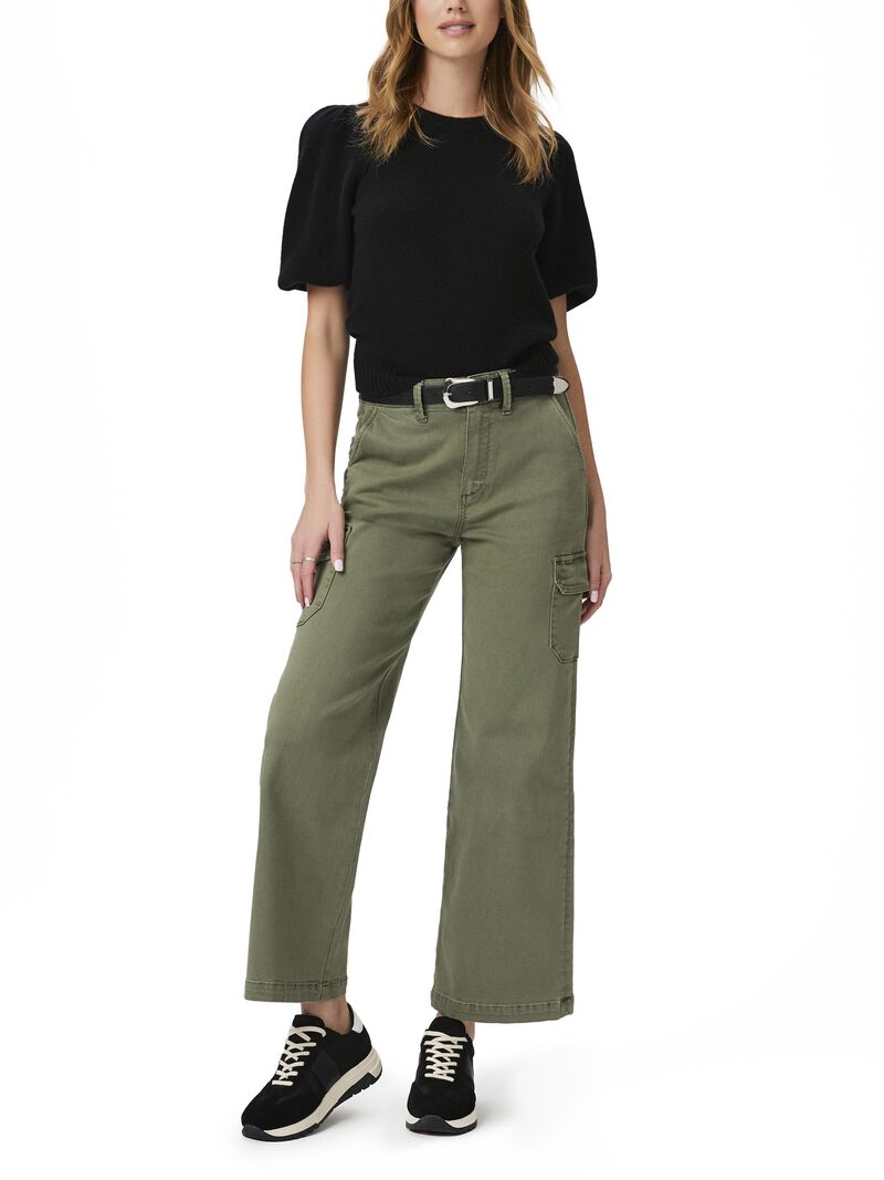 Woman Wears Paige - Carly With Cargo Pockets image number 3