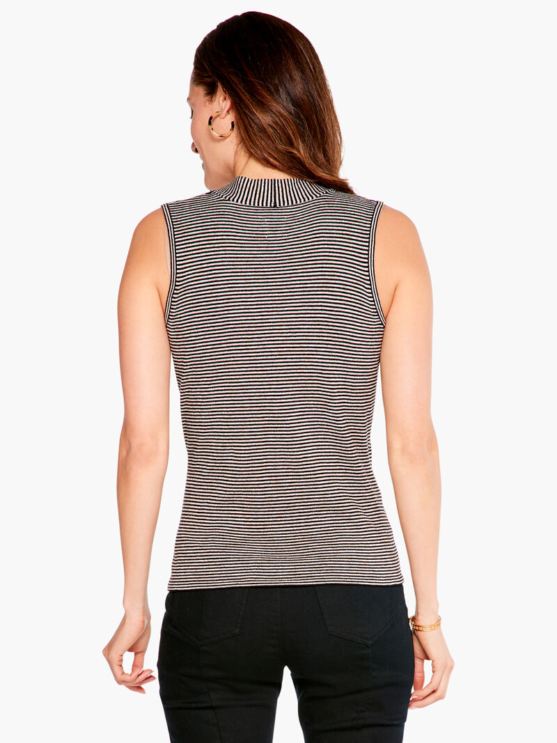 Woman Wears Striped Vital Wrap Tank image number 2