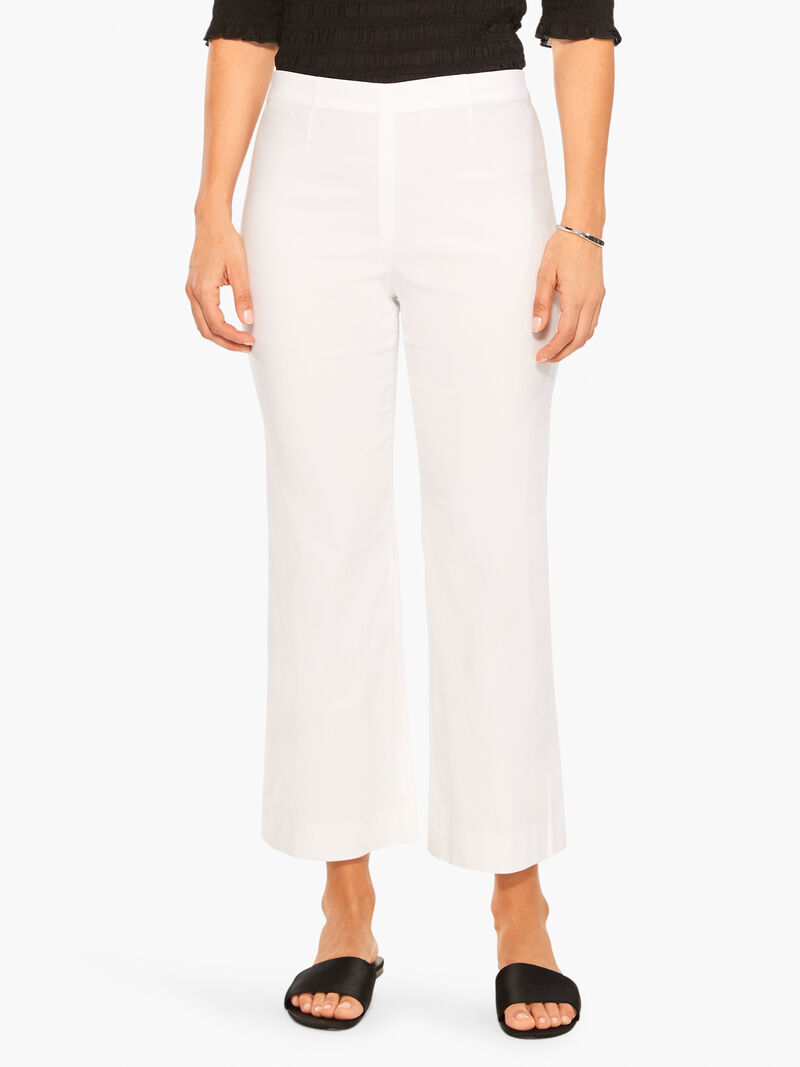 Woman Wears Polished Wonderstretch Wide-Leg Crop Pant image number 0