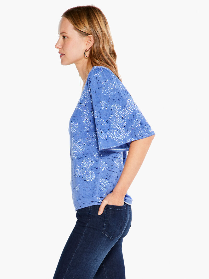 Woman Wears Coastline Coral Sweater image number 1