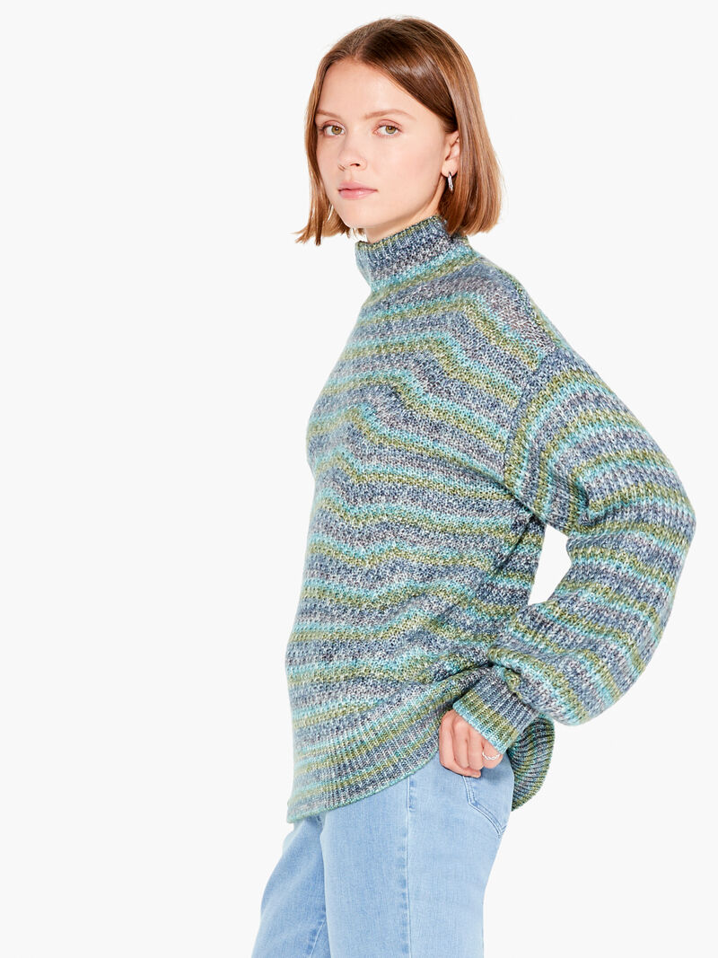 Woman Wears Winter Solstice Sweater image number 1