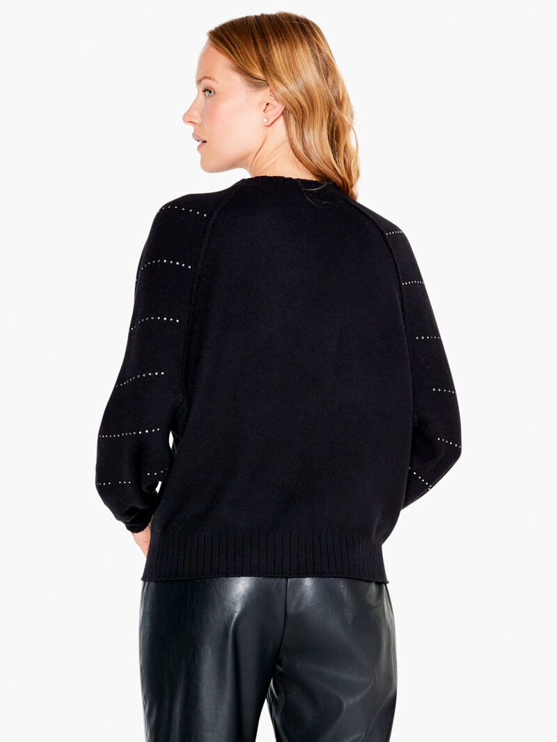 Woman Wears Shooting Stars Sweater image number 2