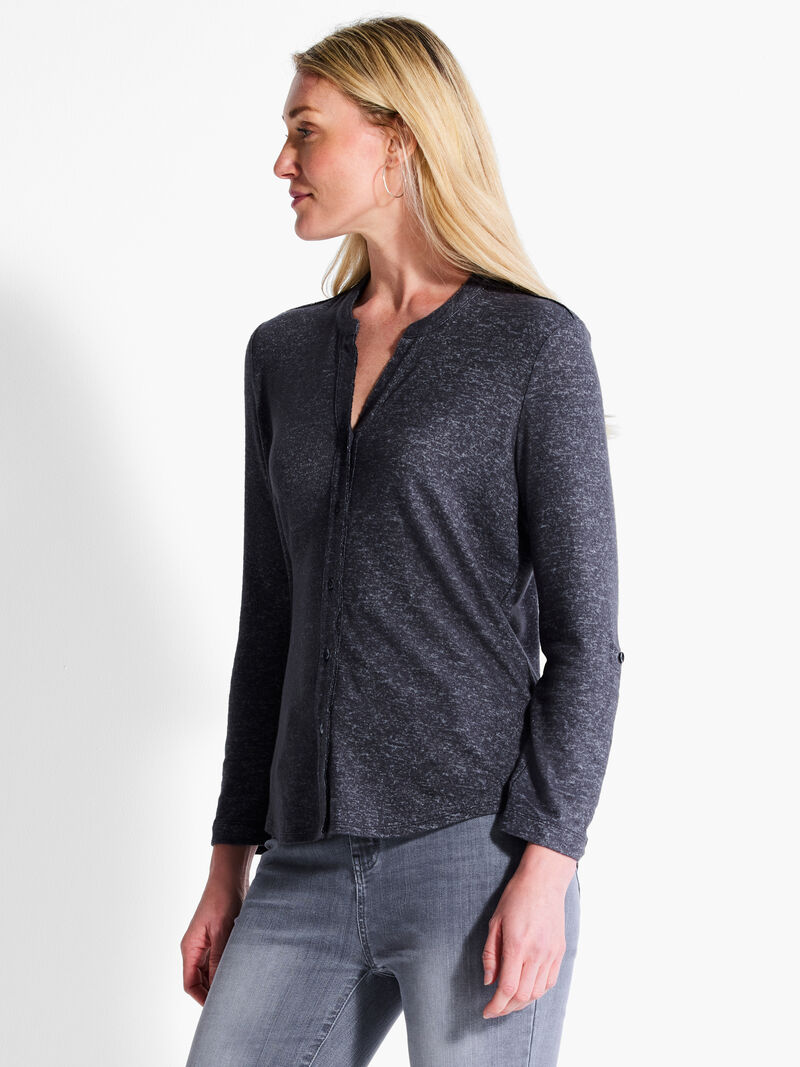 Woman Wears NZT Sweet Dreams Convertible Sleeve Shirt image number 1