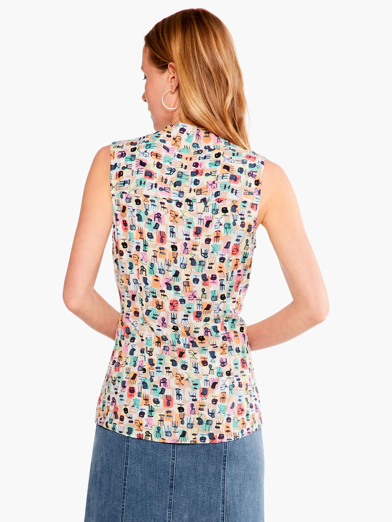 Woman Wears Have A Seat Live In Tank image number 2