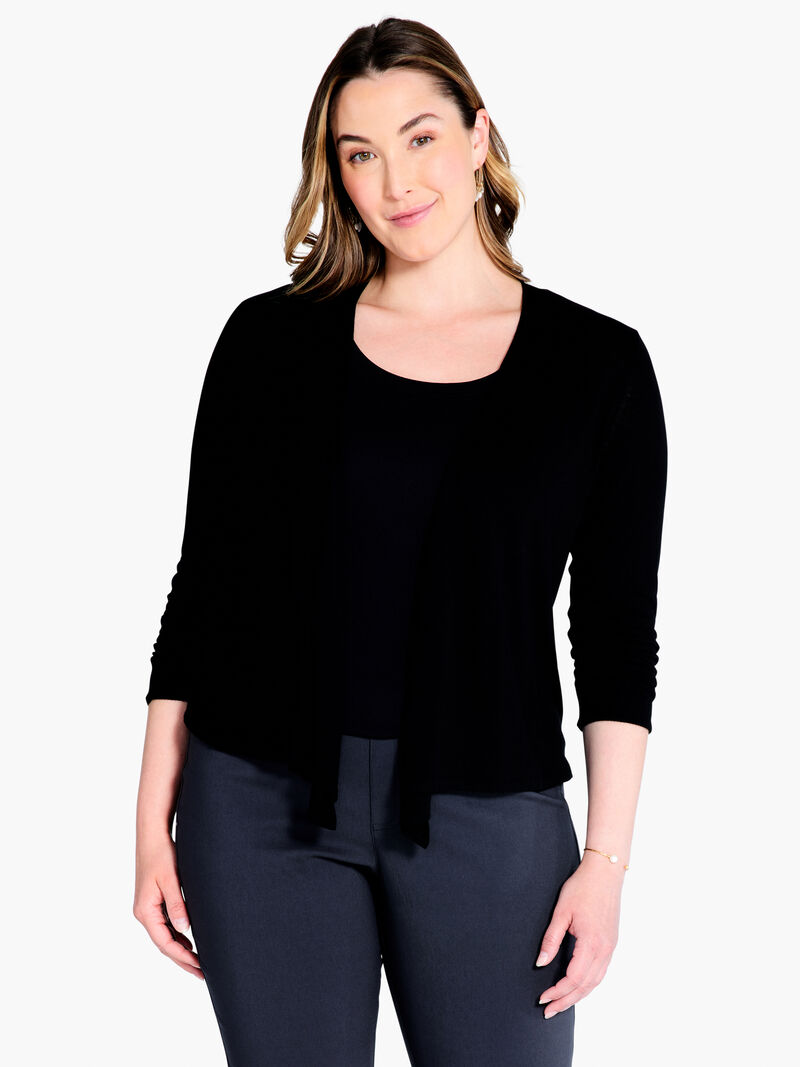 Woman Wears All Year 4-Way Cardigan image number 0