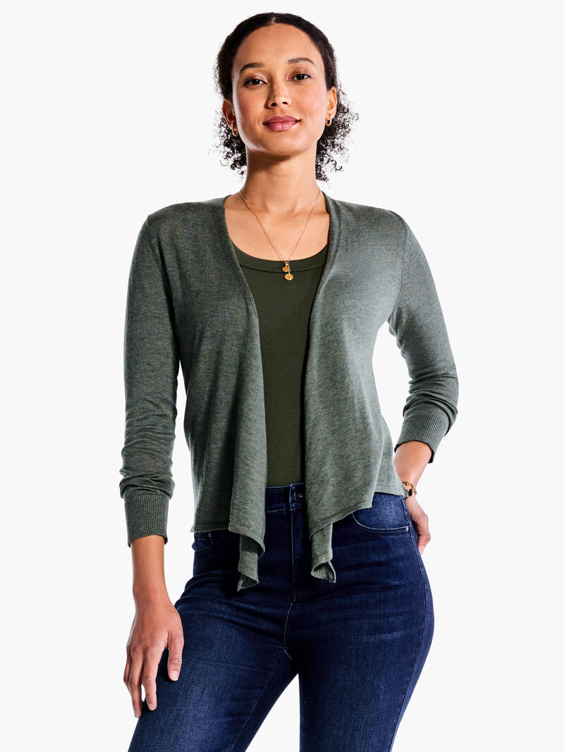Woman Wears All Year 4-Way Cardigan image number 2