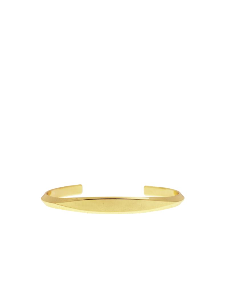 Woman Wears Marlyn Schiff Angled Flat Face Cuff image number 0