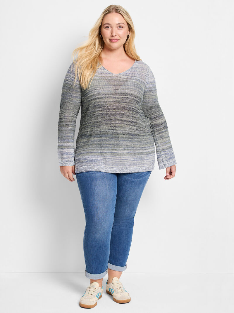 Woman Wears Hazy Shades Sweater image number 1