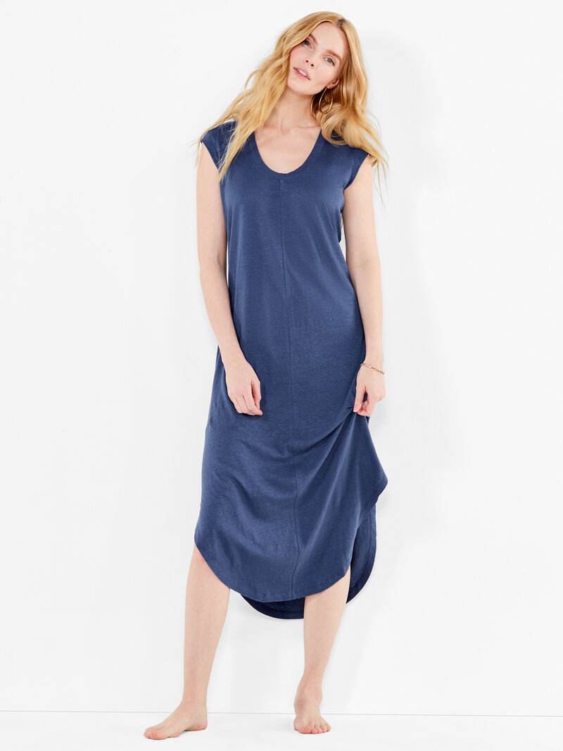 Woman Wears NZT Scoop Tank Dress image number 3