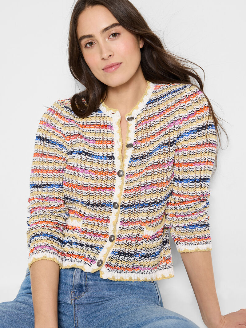 Coastal Crochet Knit Jacket