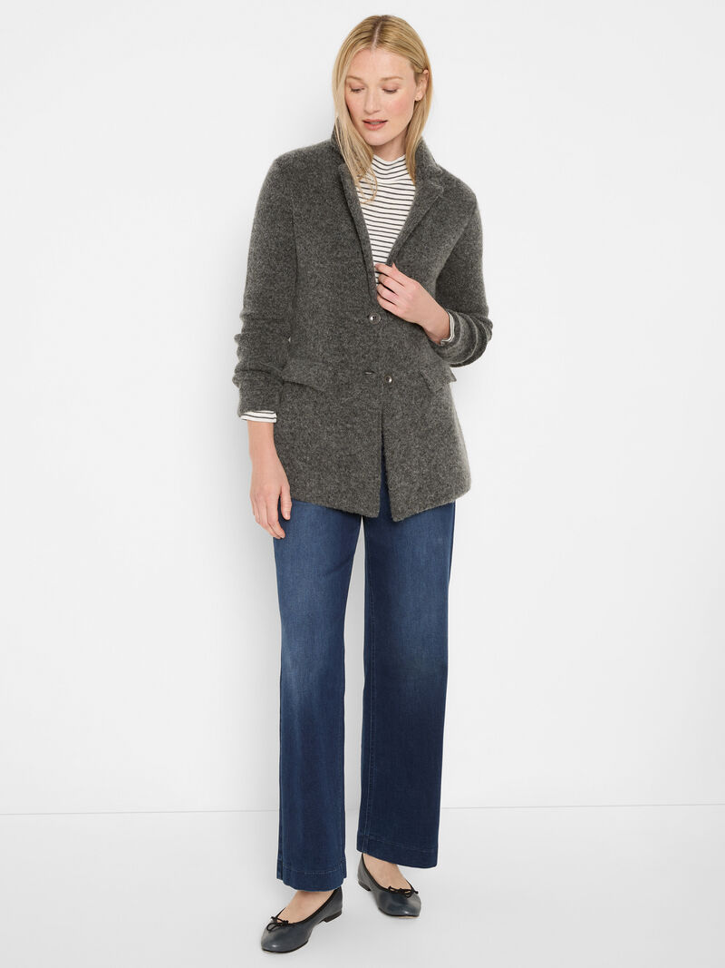 Brushed Doubleknit Blazer