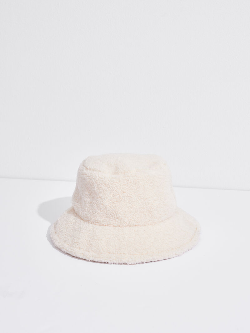 Woman Wears Hat Attack Sherpa Hat image number 0