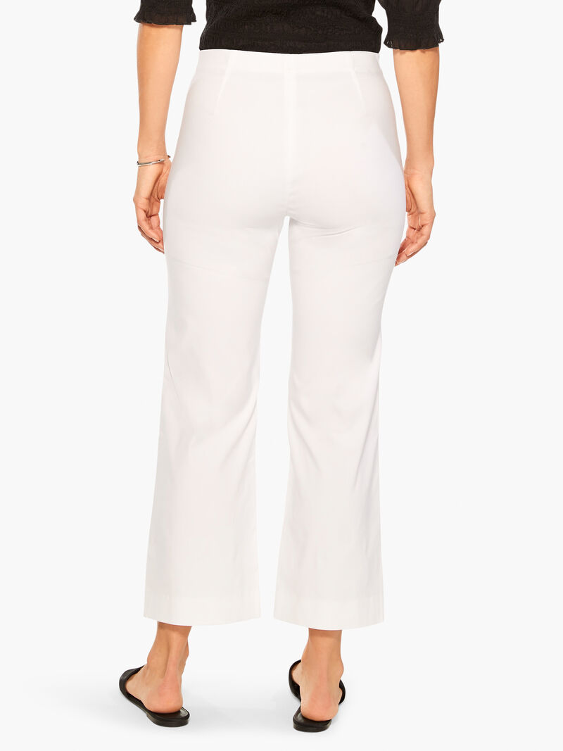 Woman Wears Polished Wonderstretch Wide-Leg Crop Pant image number 3