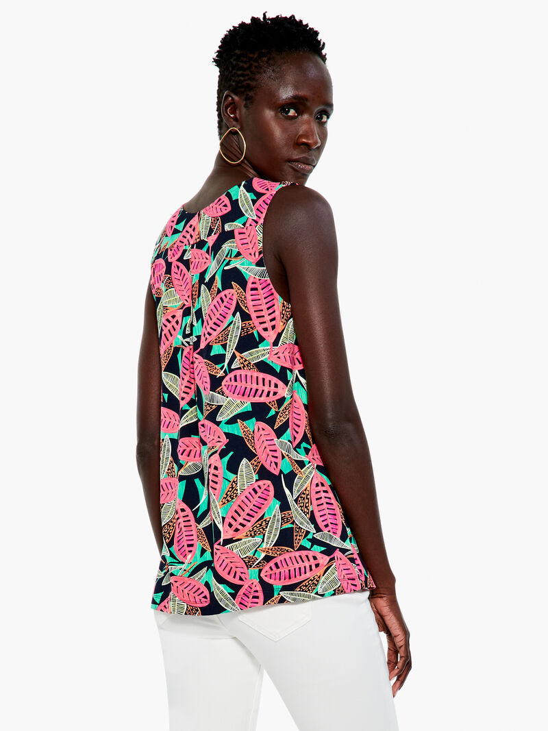 Woman Wears Colorful Canopy Tank image number 2