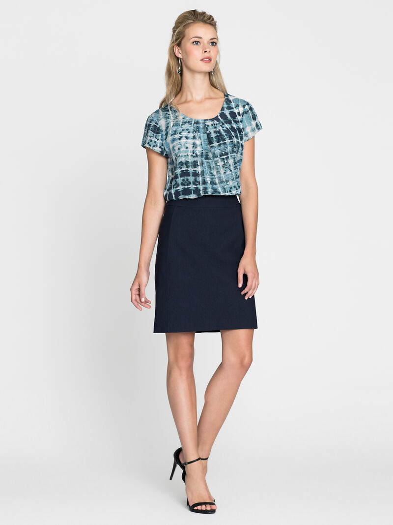 Woman Wears Wonderstretch Skirt image number 0