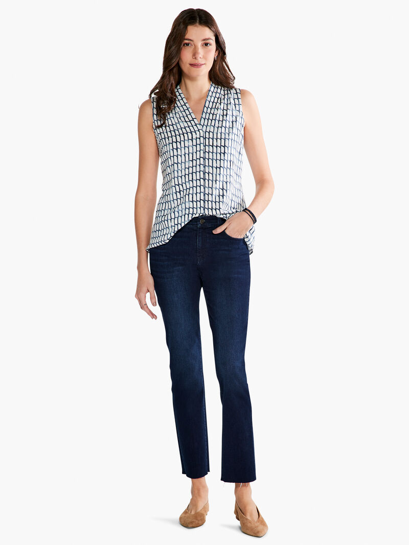 Woman Wears Lattice Live In Tank image number 3