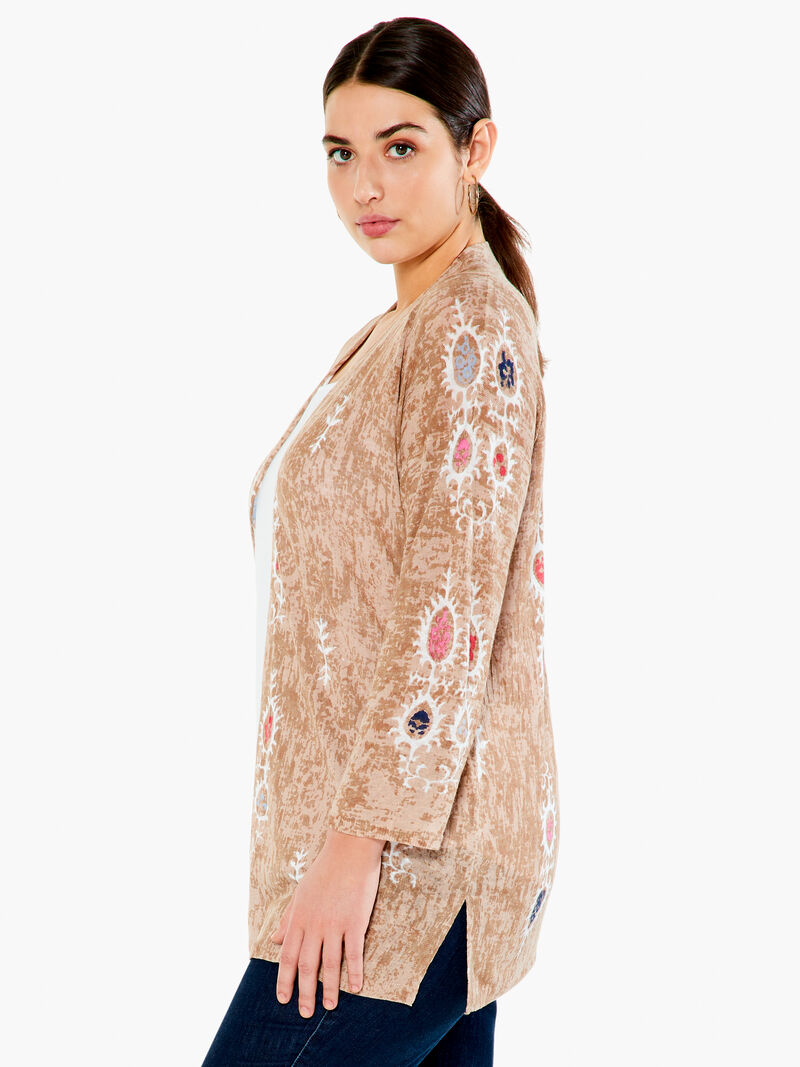Woman Wears Summer Escape Cardigan image number 1
