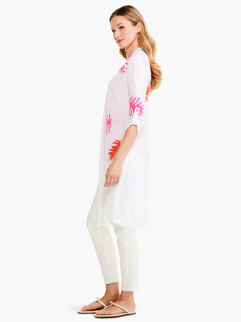 Woman Wears Petal Drop Cardigan image number 1