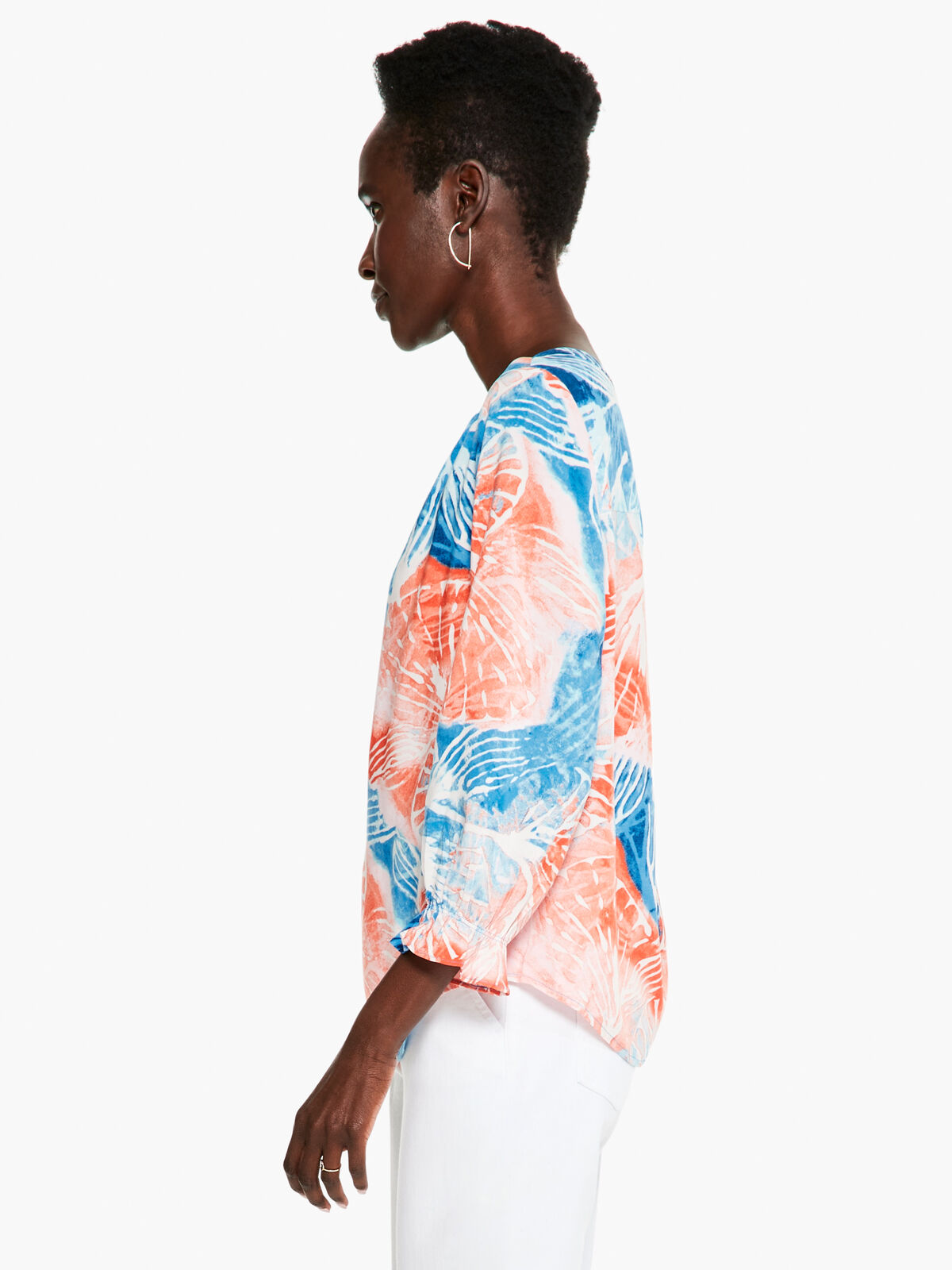 Watercolor Blooms Top