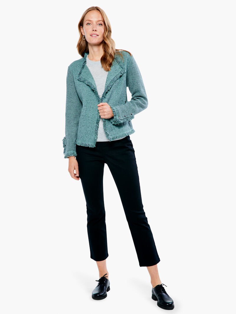 Woman Wears Fringe Mix Jacket image number 3