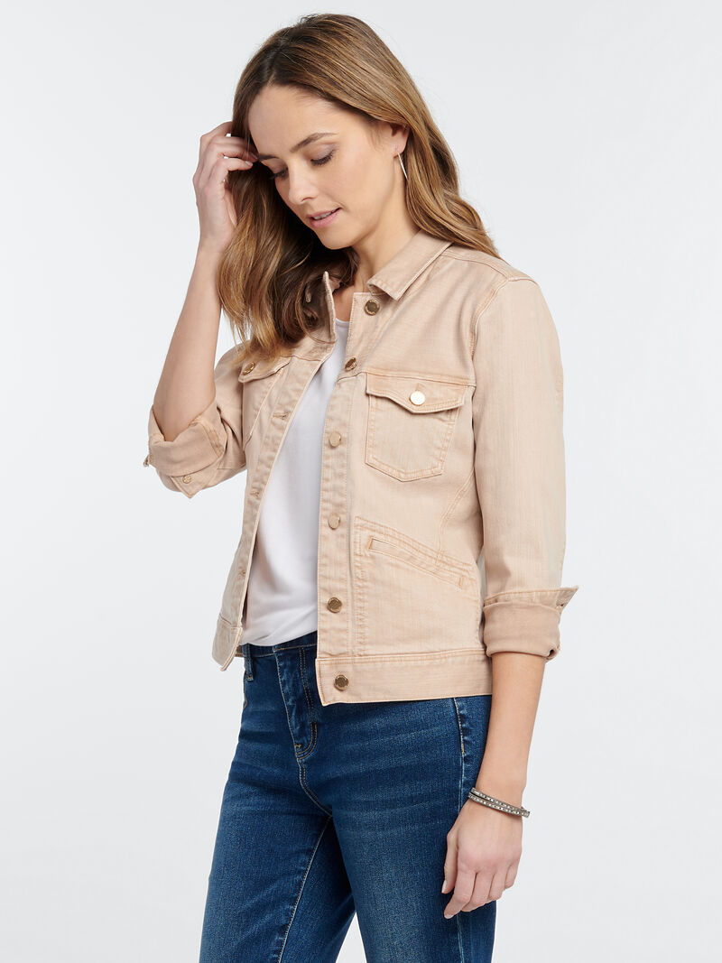 Woman Wears Liverpool - Jean Jacket image number 1