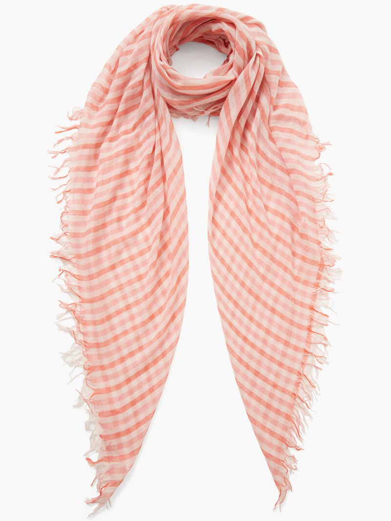 Woman Wears Chan Luu - Printed Fringe Scarf image number 0