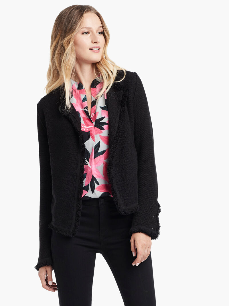 Woman Wears Poinsettia Blouse image number 3