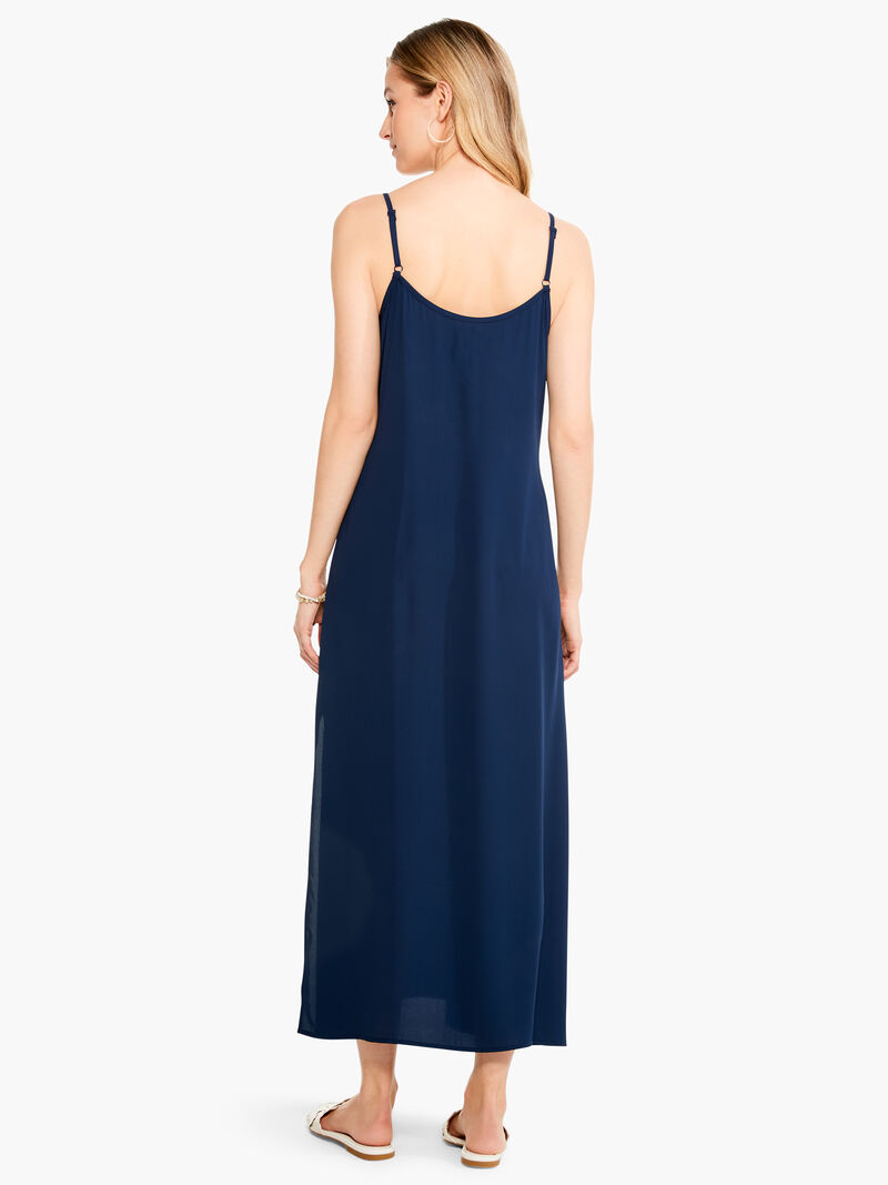 Woman Wears Summer Slip Dress image number 2