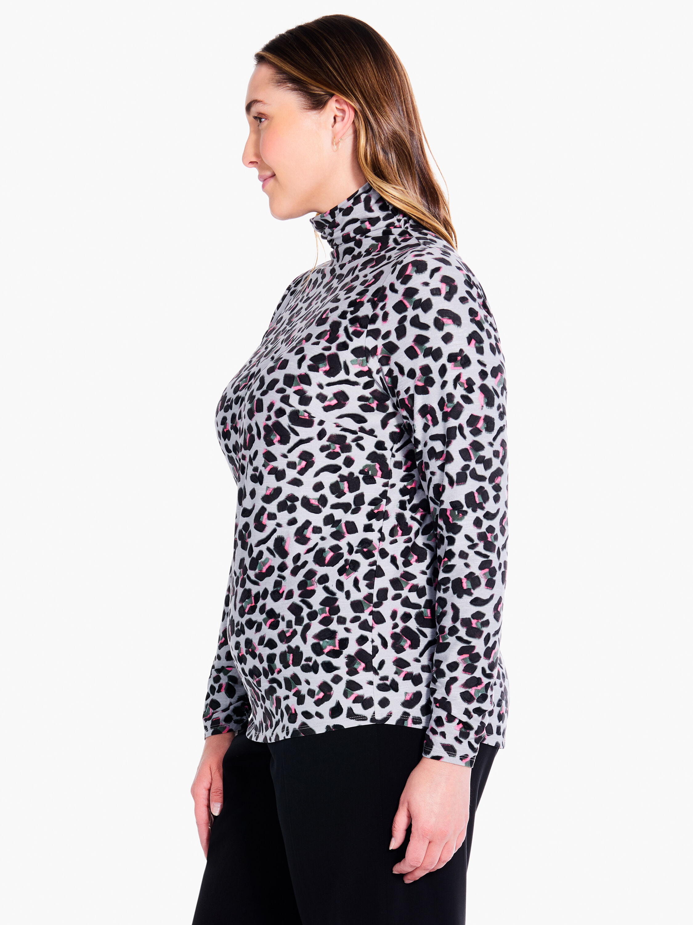 Cheetah turtleneck discount