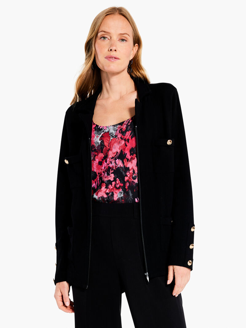 
                    City Charm Knit Blazer