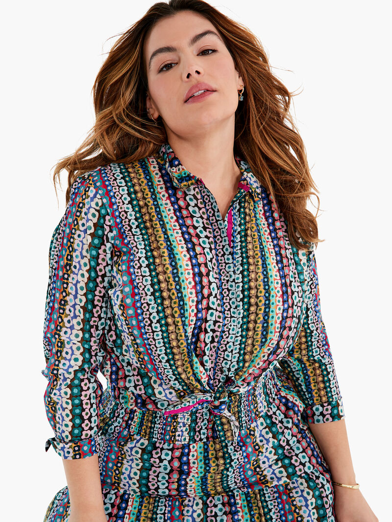 Flower Field Crinkle Shirt