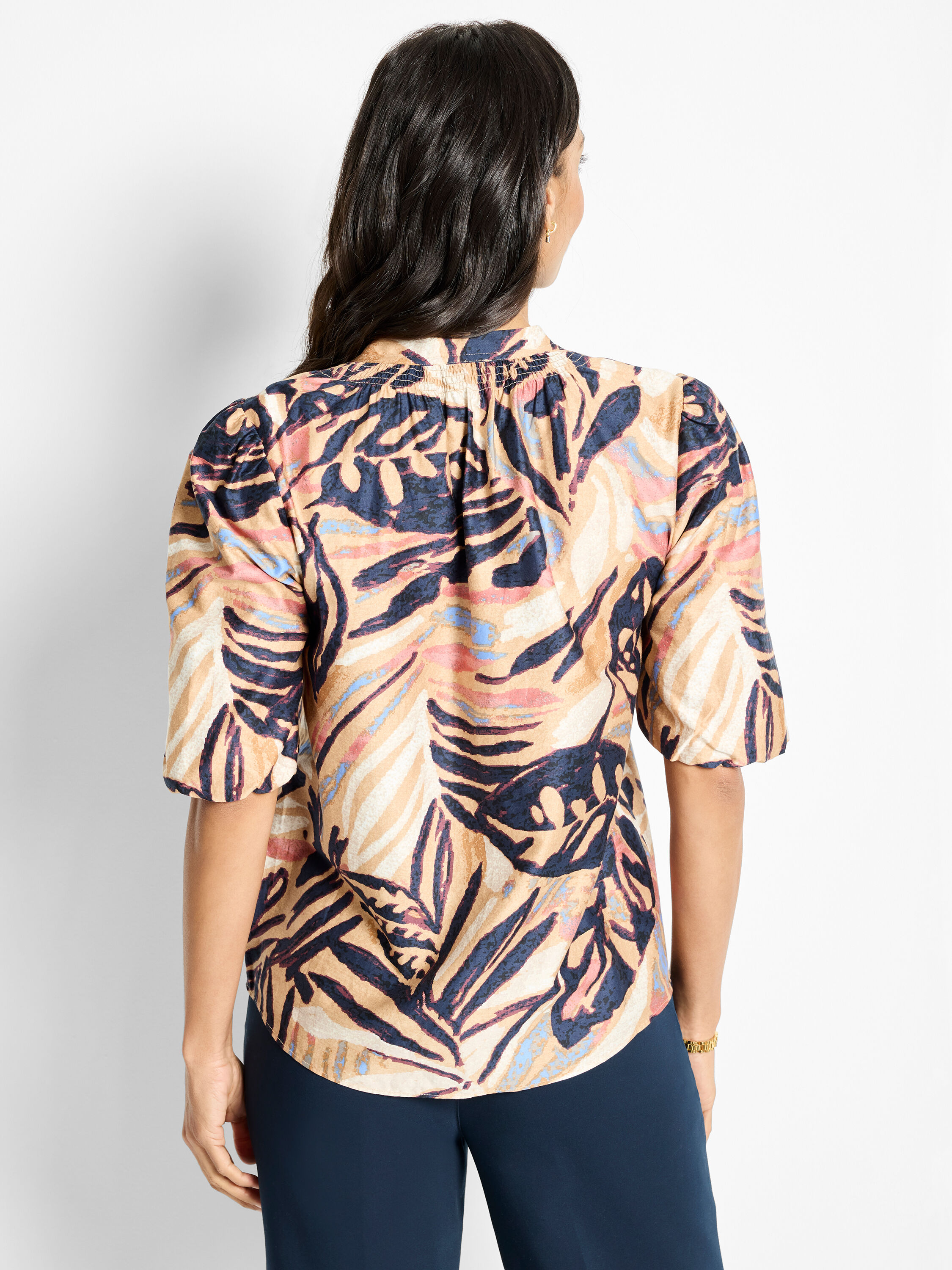 (取寄) ニックゾー レディース ピティート テラコッタ ガーデン トップ NIC+ZOE Top Terracotta Garden Top | NIC+ZOE