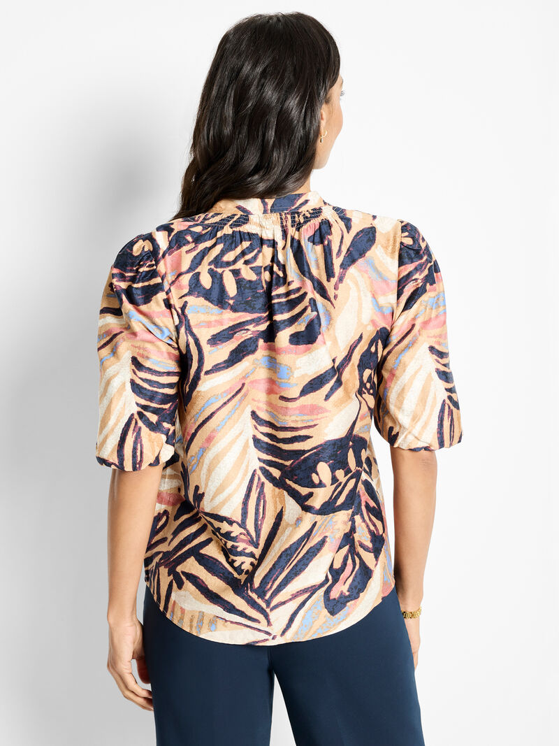 Woman Wears Terracotta Garden Top image number 4