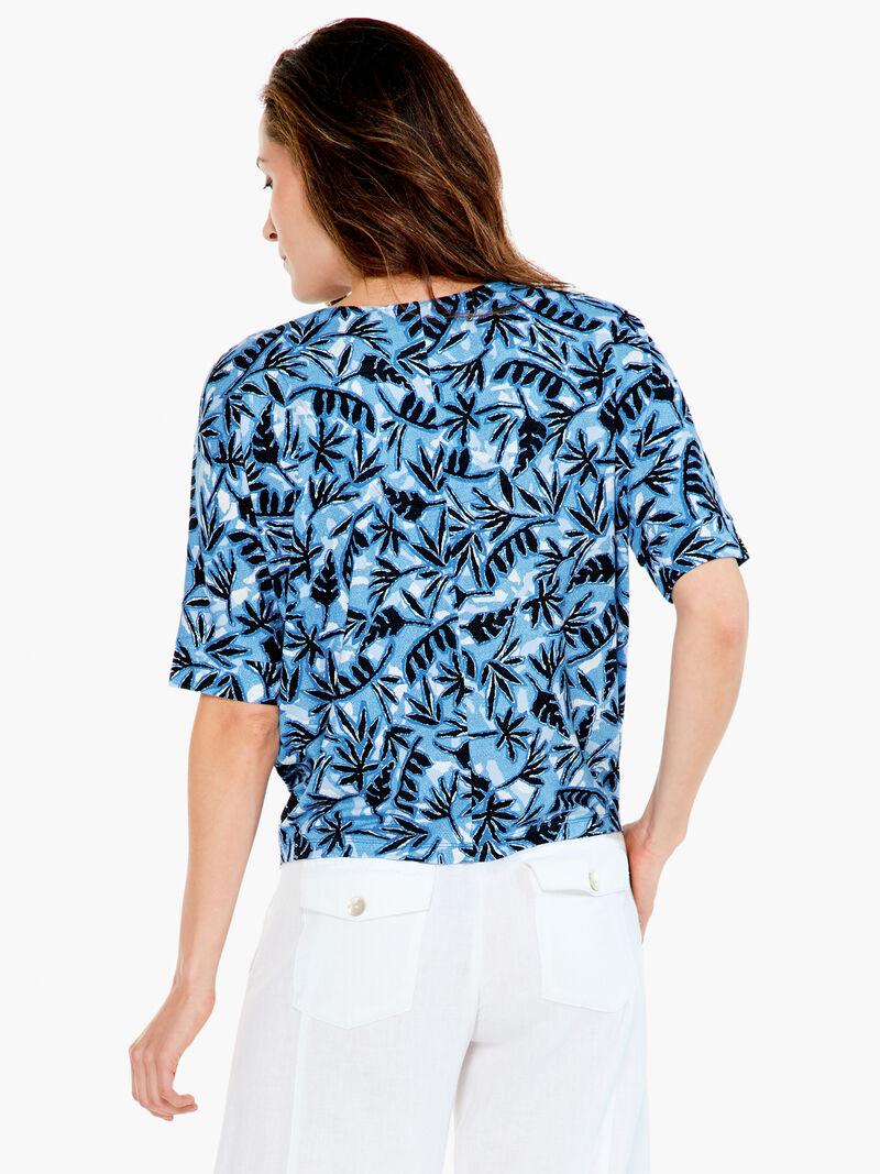 Woman Wears Coastal Vines Top image number 2