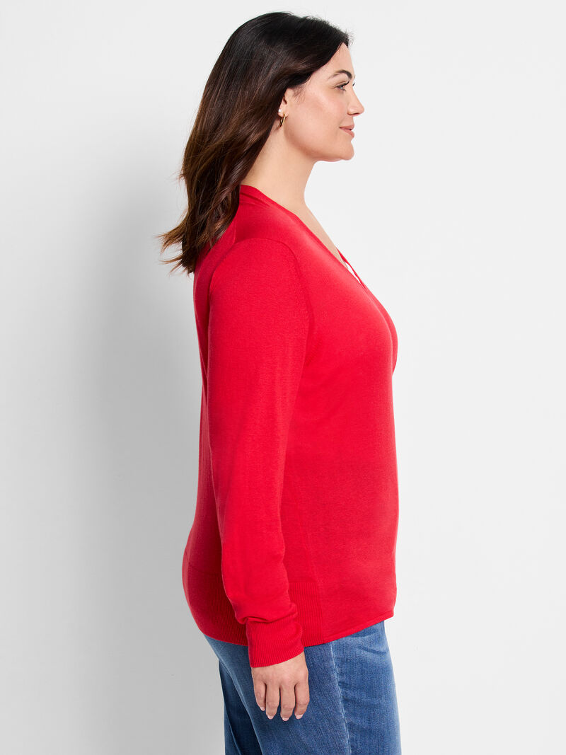 Woman Wears All Year 4-Way Cardigan image number 2
