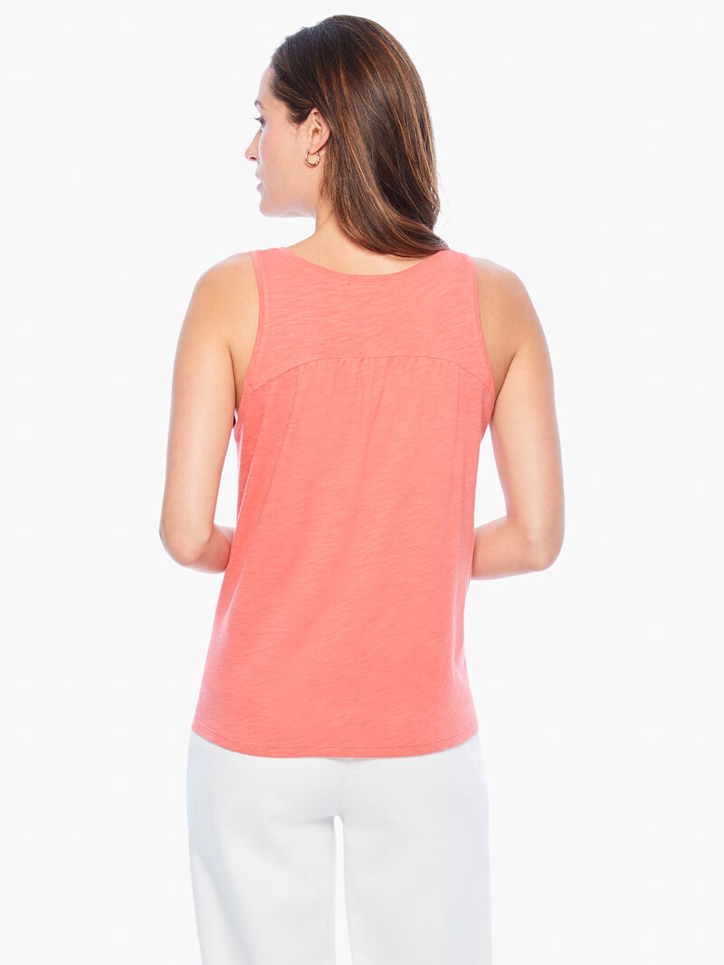Woman Wears Lilla P V-Neck Tank image number 2