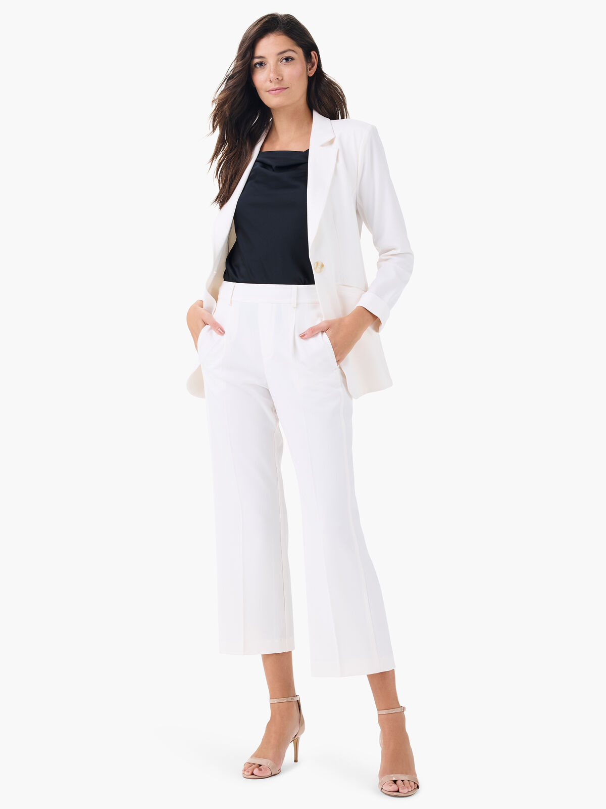 Avenue Summer Wide-Leg Crop Trouser