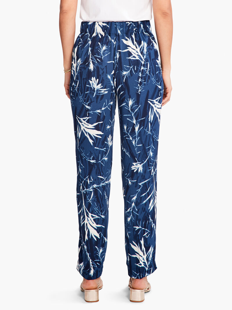 Woman Wears Vintage Botanical Relaxed Trouser image number 2