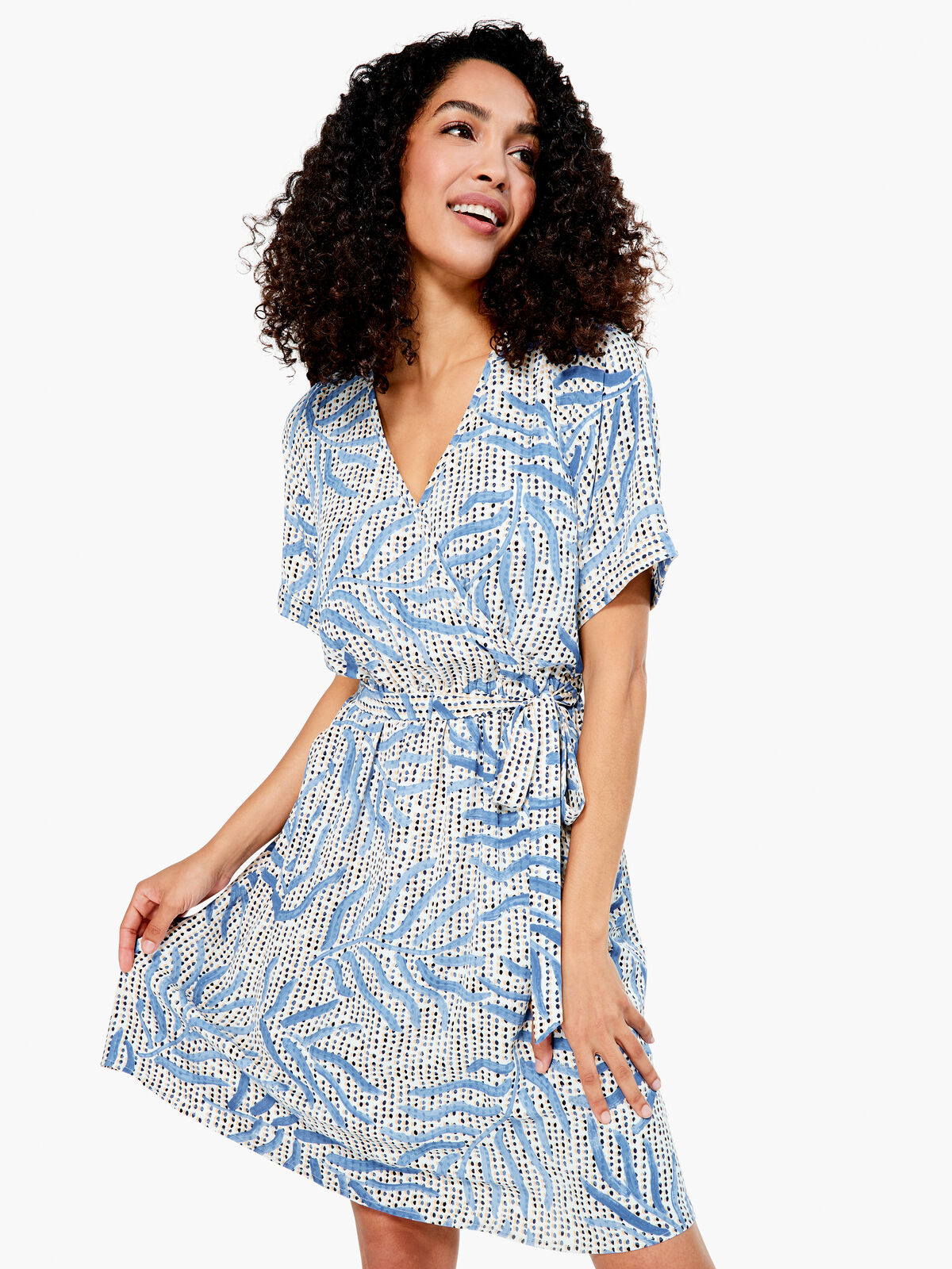 Palm Dot Dress