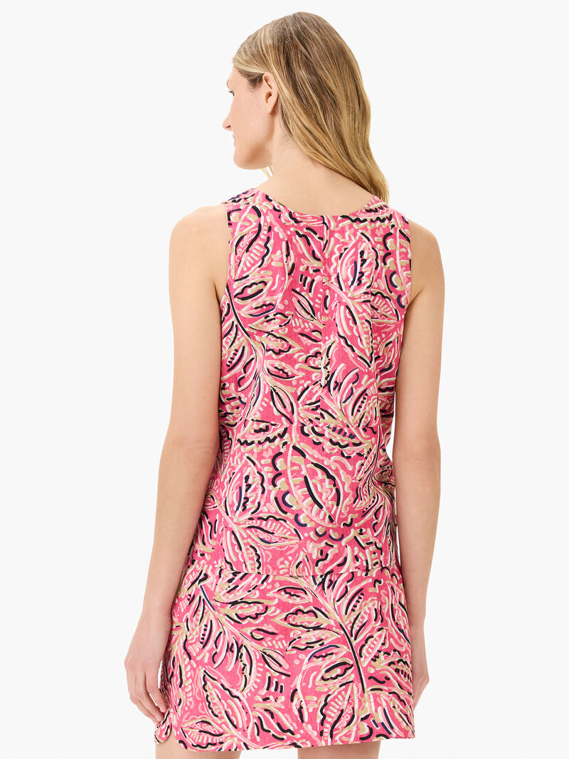 Woman Wears Tech Stretch Shadow Floral Seamed Tank image number 3