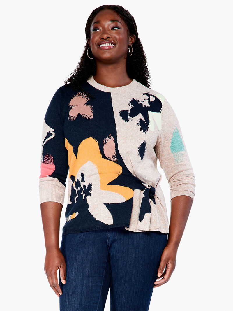 Woman Wears At Dusk Sweater image number 0