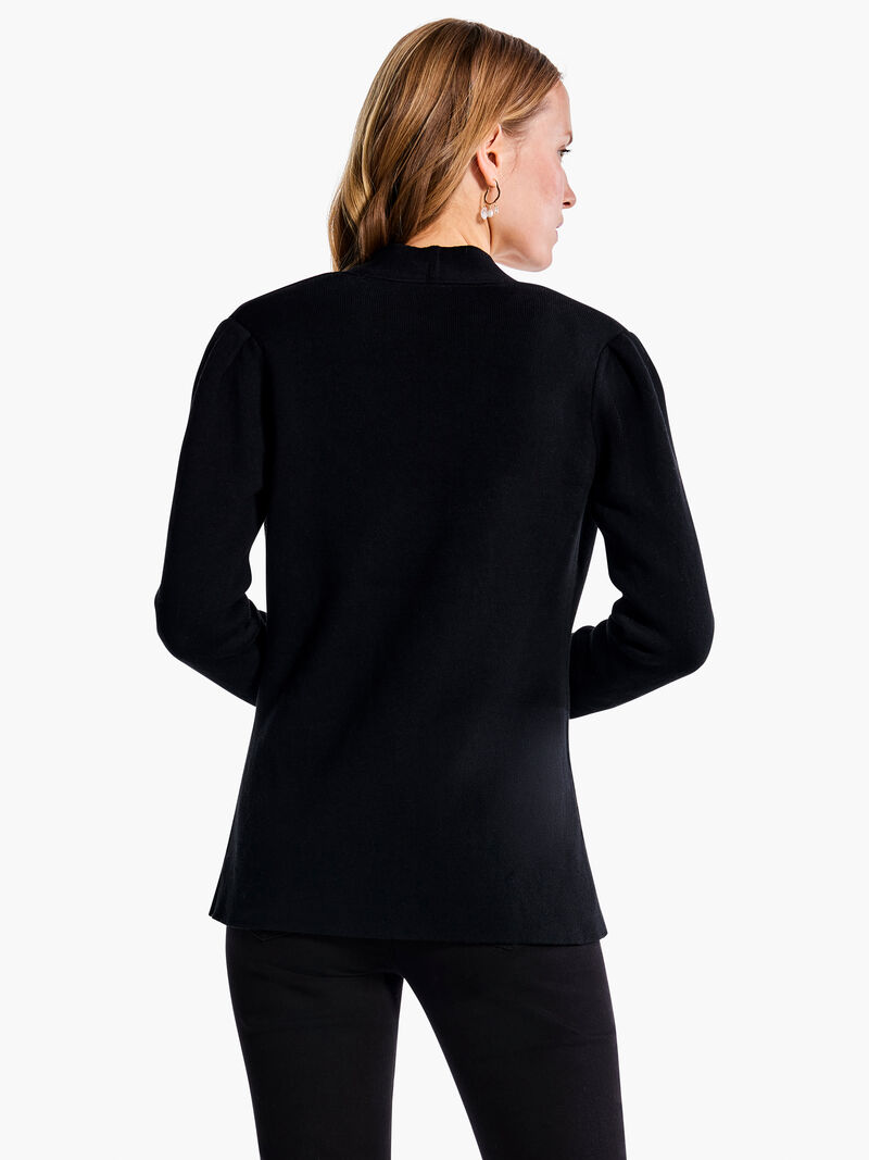 Woman Wears Femme Sleeve Knit Jacket image number 2