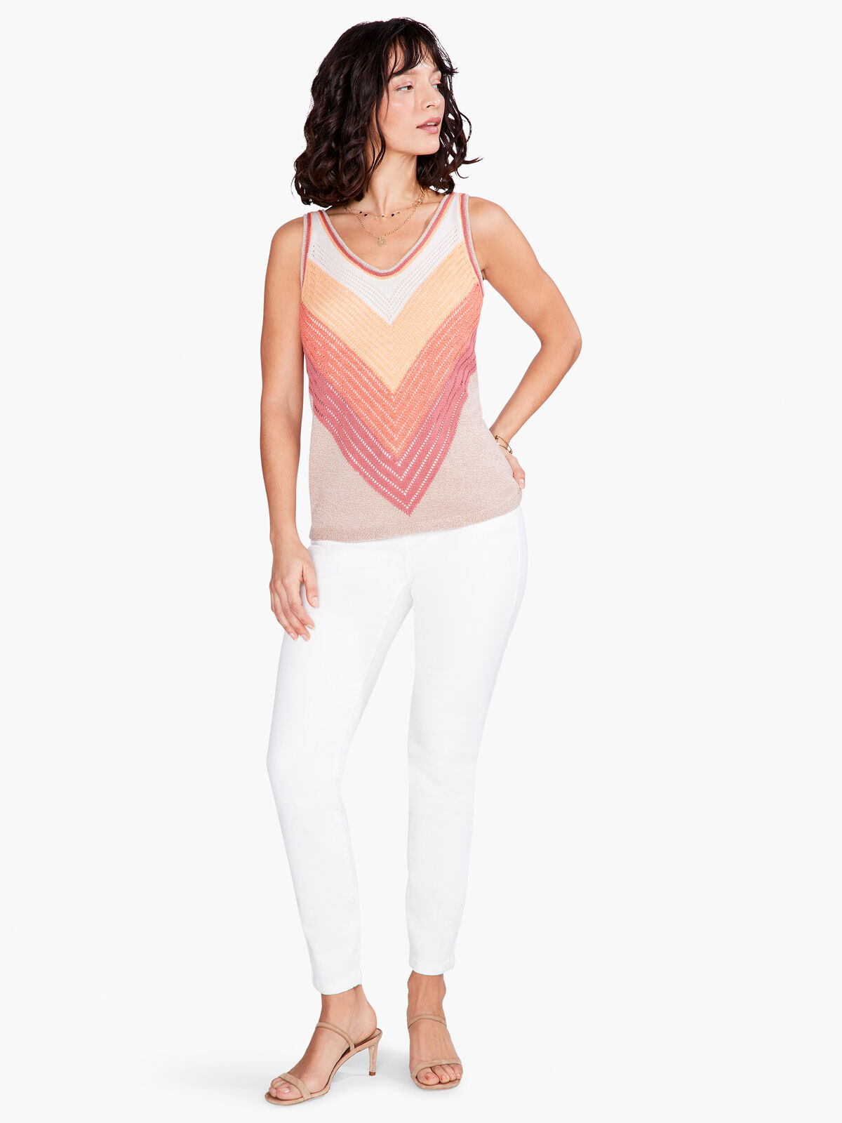Sun Ray Crochet Tank