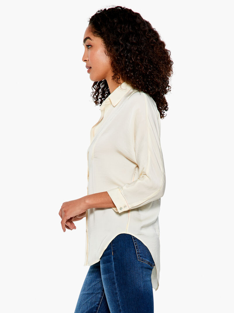 Woman Wears Soft Drape Stitch Top image number 1